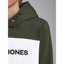 JACK & JONES Sweat Hoodie Logo Forrest Night